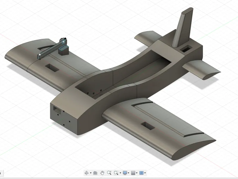 Plane 3d printed model
