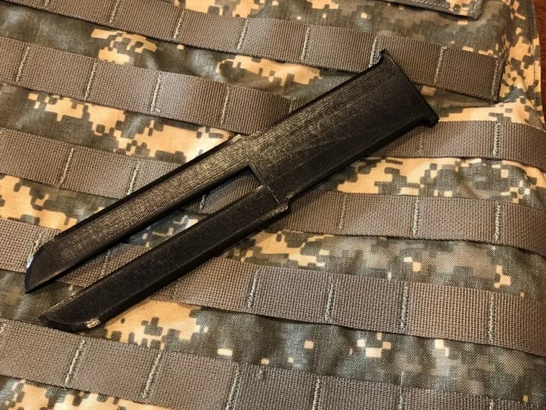 Airsoft dummy knife for MOLLE system