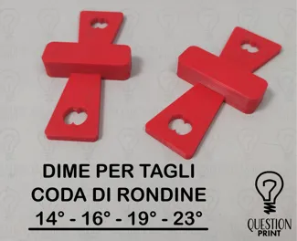 DIMA PER LEGNO CODA DI RONDINE 14°-16°-19°-23° 