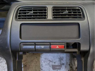 S14 s240sx HVAC AC controls delete.