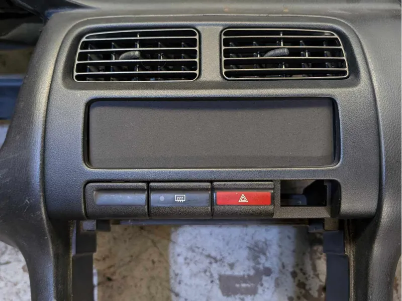 S14 s240sx HVAC AC controls delete.