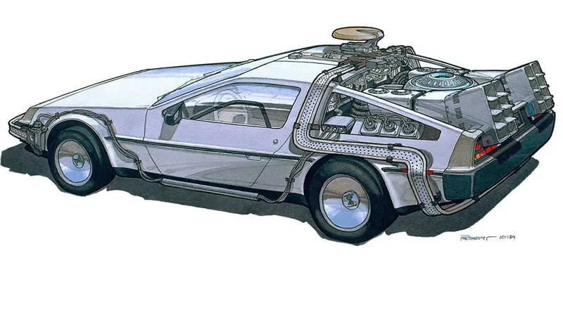 Back to the Future DeLorean