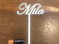 Topper de gâteau d'anniversaire « Mila » — photo 1