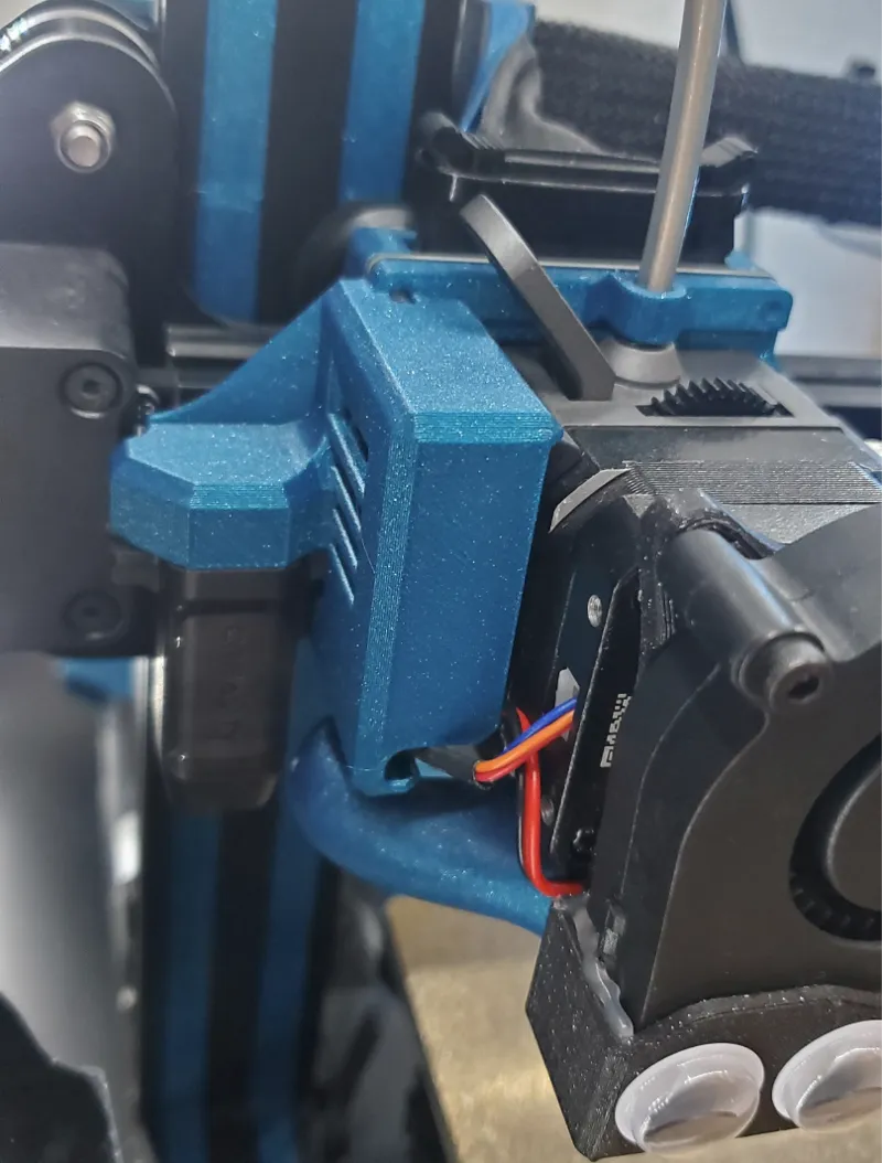 Zero Y Backplate for Sprite Extruder on Ender3 V2