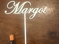 Topper de gâteau personnalisé Margot — photo 1