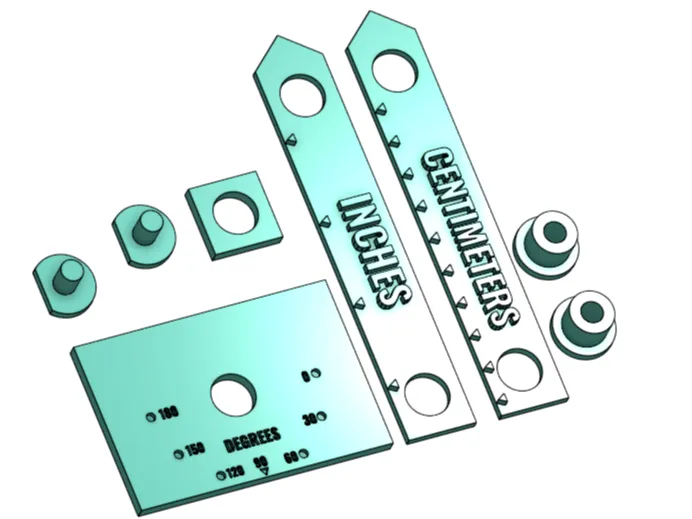 Protractor/Ruler Multi Tool Kit 