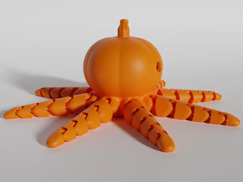 Articulating Pumpkin - Free 3D Print Model - MakerWorld
