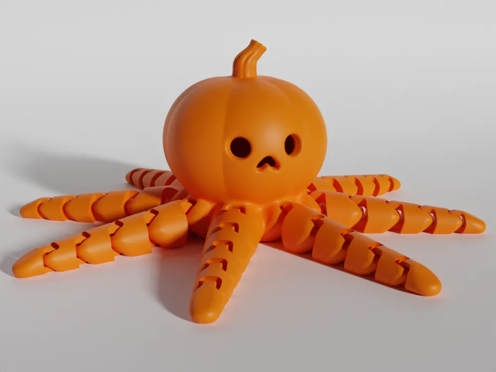 Articulating Pumpkin - Free 3D Print Model - MakerWorld