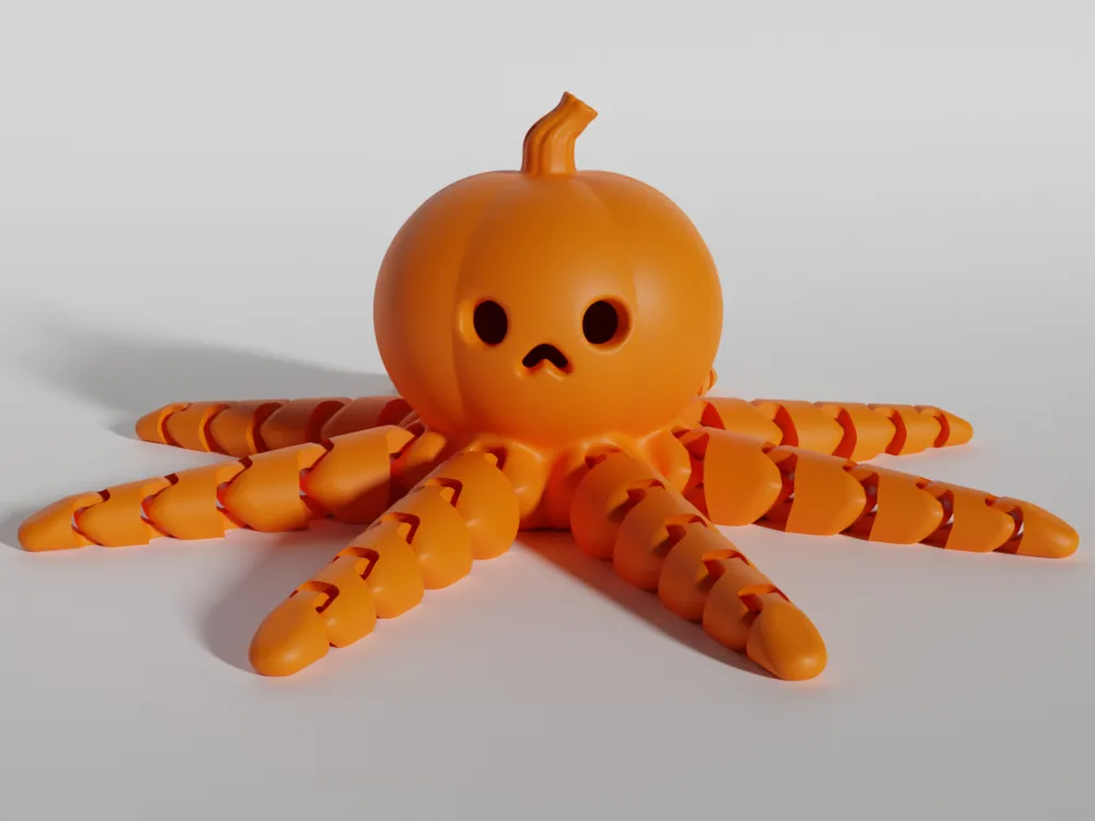 Articulating Pumpkin - Free 3D Print Model - MakerWorld