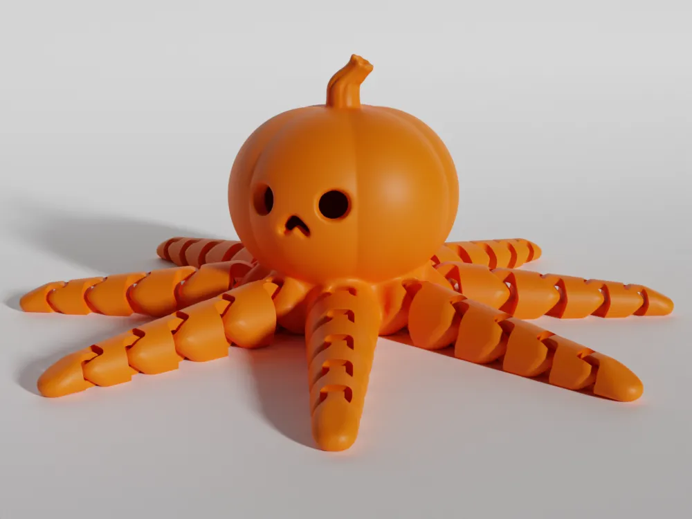 Articulating Pumpkin - Free 3D Print Model - MakerWorld