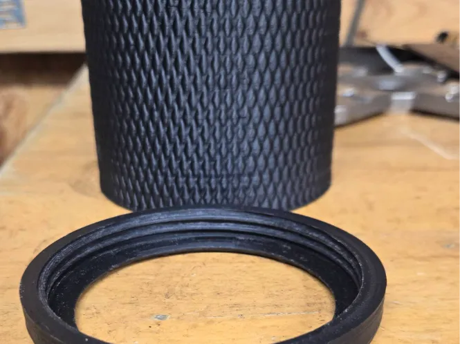12oz Can Koozie with Threaded Lid