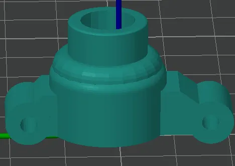 Tamiya TT-02 rear hub carrier