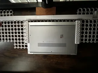 Laptop under desk mount