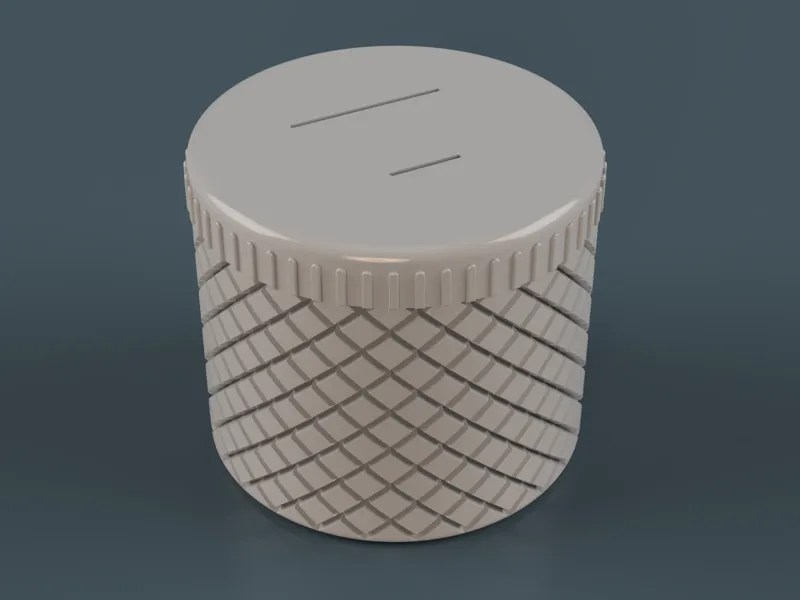 Money/Piggy Bank Threaded Lid