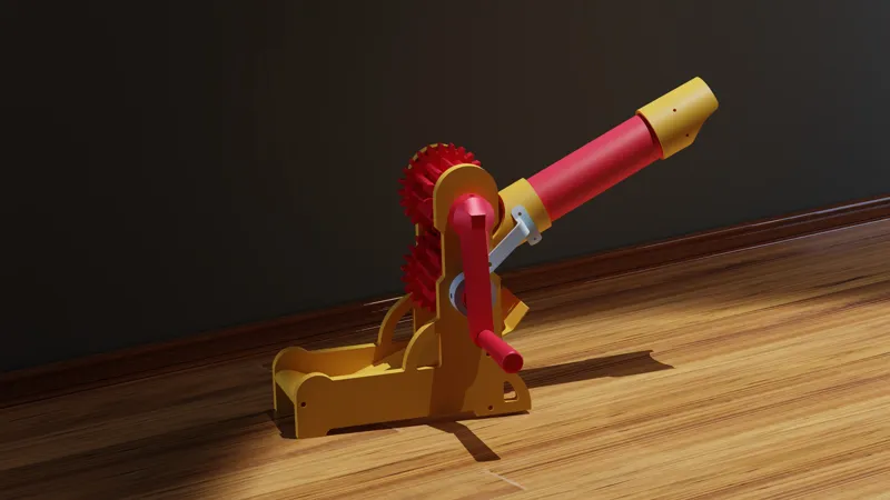 Schrute Nutcracker / Nußknacker w. long Handle-Arm