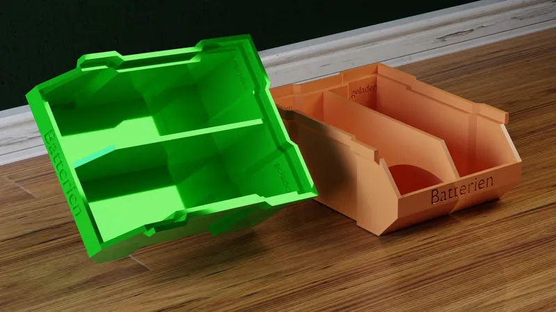 Grosse Batterie Schachtel für Batterien