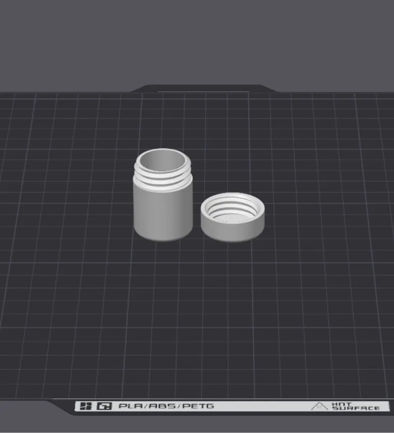 Simple Screwlid container / Einfache Dose