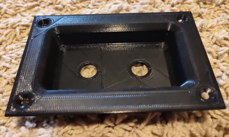 Recessed Speaker Cabinet Jack Plate for 1/4"