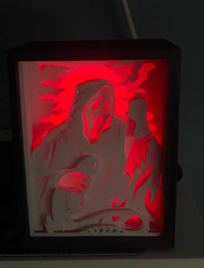 Scream Movie Ghostface Lightbox 