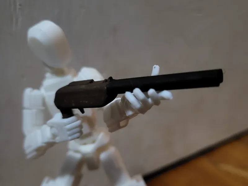 Double Barrel shotgun for dummy 13 A1 mini