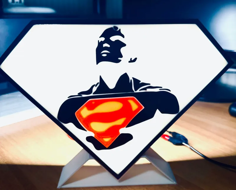 superman klark lamp