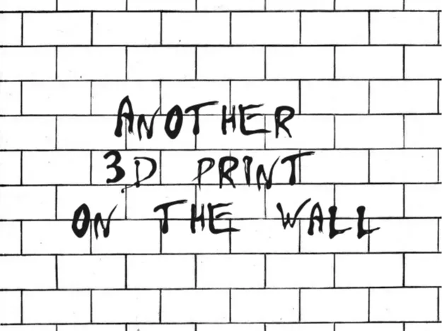 Another 3D Print On The Wall