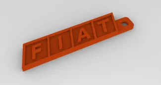 Fiat keychain