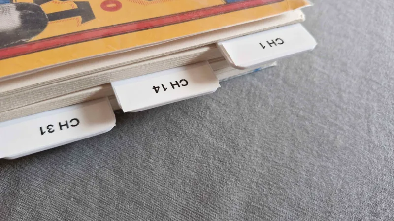 Mini Bookmark Clip for Labeling