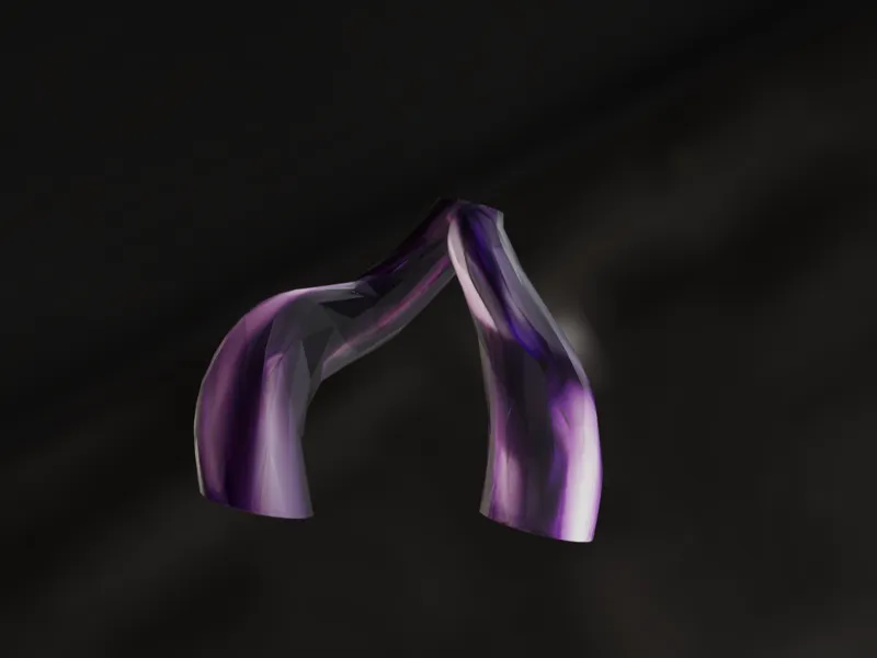 low poly vase two legs