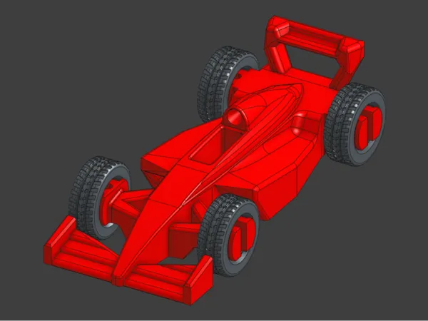 Voiture de F1 simplifiée