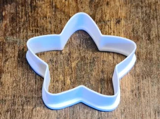 Christmas star cookie cutter
