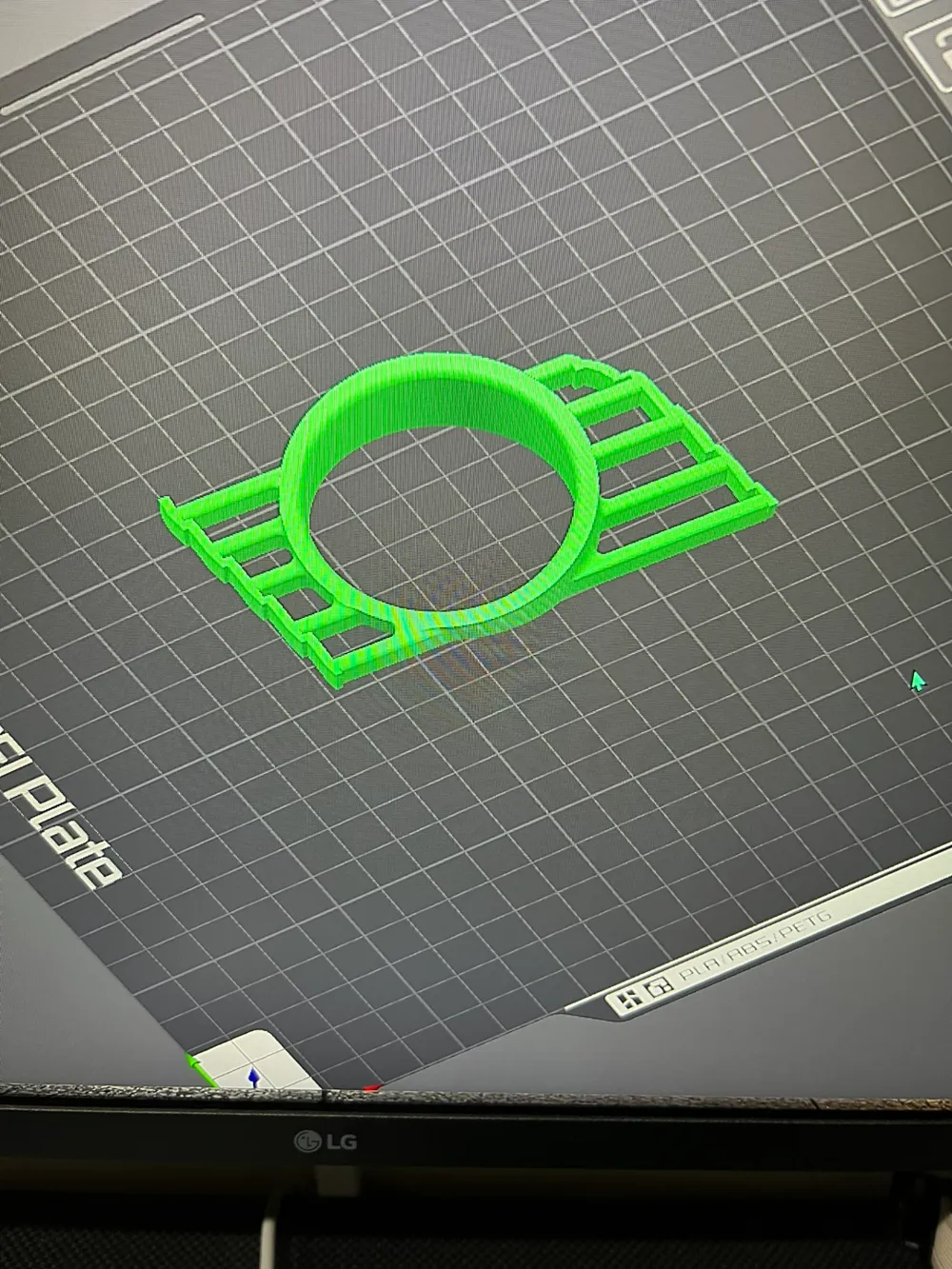 MK7 MK7.5 GTI golf ac vent boost gauge insert by Gator_1605 MakerWorld