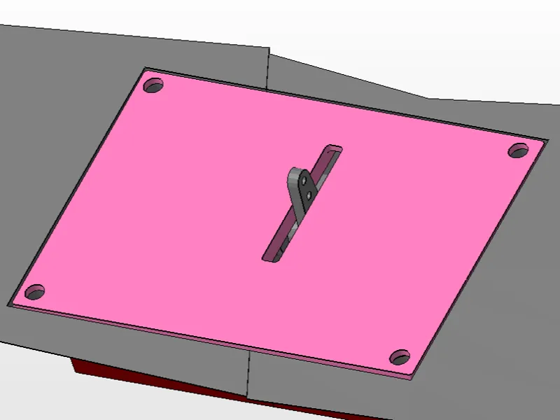 Flightory Super Stingray - Wing Servo Mount 