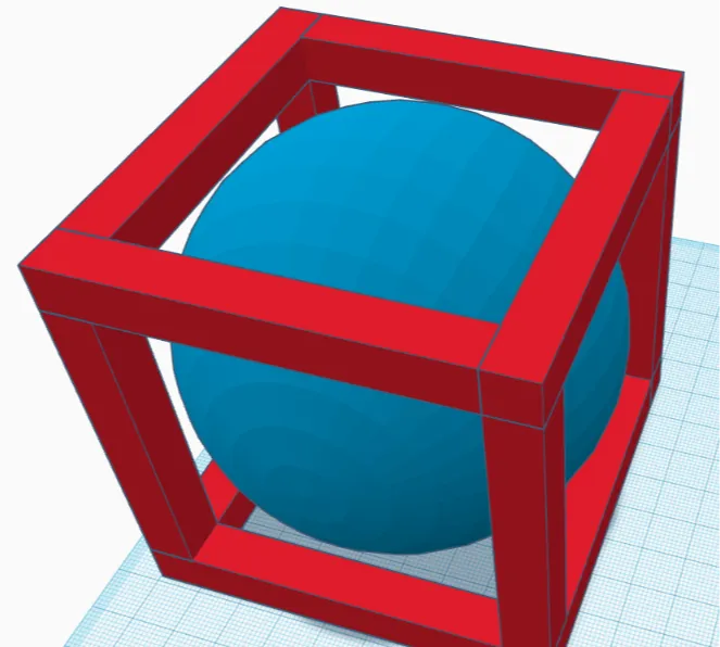 Sphere in a cube