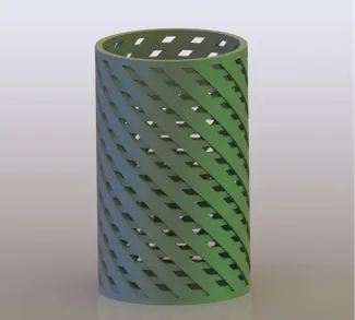 spiral pencil holder