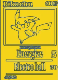 Pikachu card