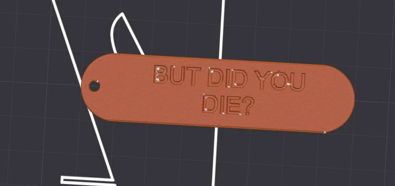 Key tag, But Did You Die?