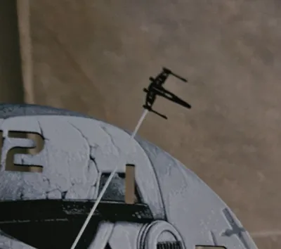 X-Wing-Star-Fighter sekundenzeiger