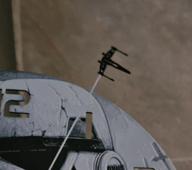 X-Wing-Star-Fighter sekundenzeiger
