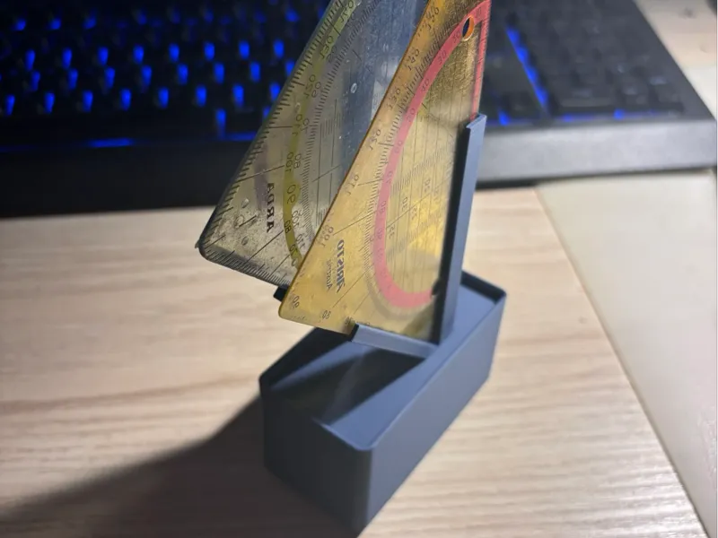 Gridfinity Triangle Ruler Holder