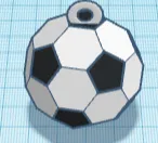 soccer ball keychain