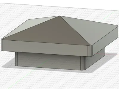 4x4 Post Cover with LED Strip and cable channel