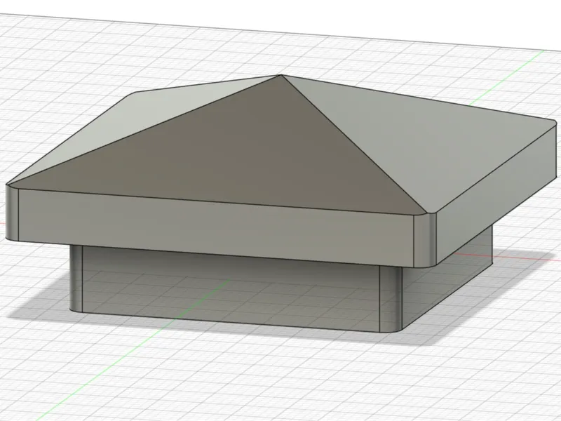 4x4 Post Cover with LED Strip and cable channel
