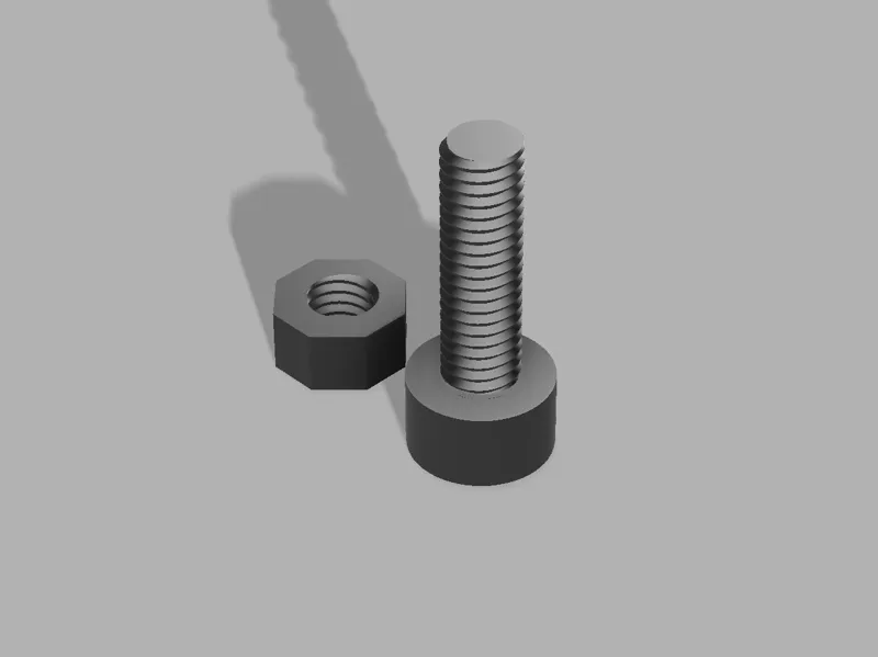 M3x11 Screw with nut
