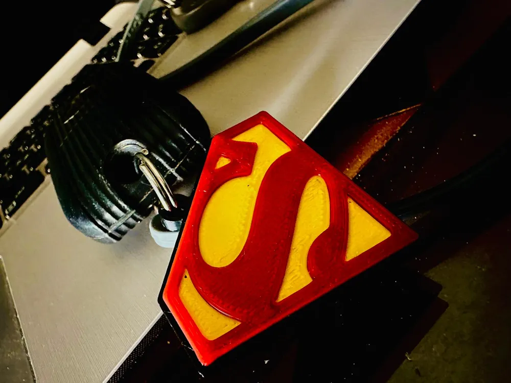 Supermicro Keychain superman keychain by omega_studiolab3D - MakerWorld