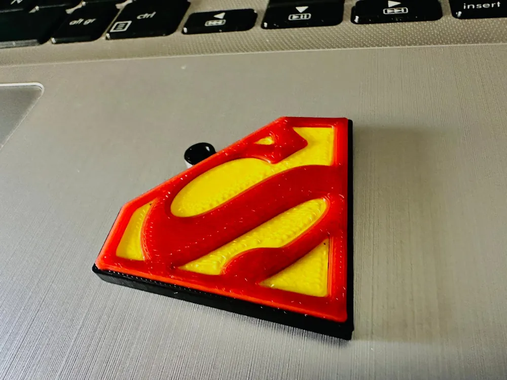 Supermicro Keychain superman keychain by omega_studiolab3D - MakerWorld