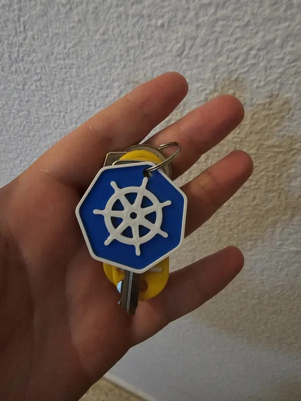 Kubernetes Logo Keychain