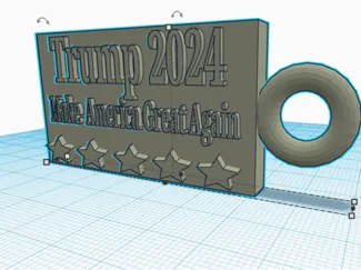 Trump 2024 keychian