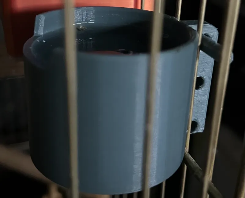 Parrot and bird water container for cages