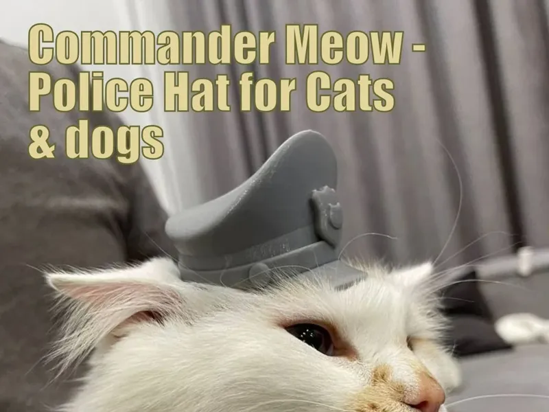 Police hat for pets
